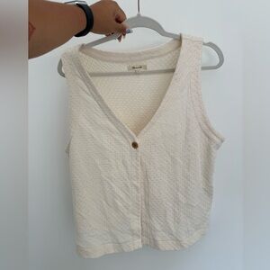Cream Madewell Vest